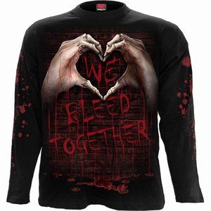 we bleed together men long sleeve t shirt new